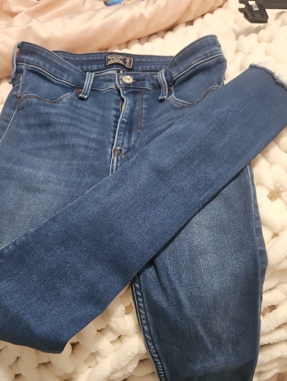 Abercrombie & Fitch Dark Blue Skinny Jeans